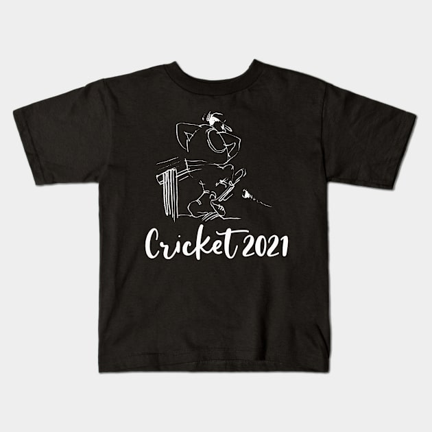 Cricket Player 2021 Kids T-Shirt by Citrus Canyon